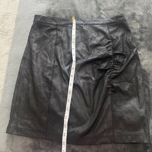 Suede Free People High Waisted Mini Skirt - Picture 5 of 6